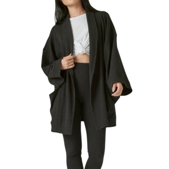 🌹LUCKY BRAND WAFFLE TEXTURE KIMONO - Picture 1 of 7